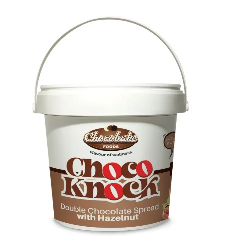ChocoBake Foods Choco Knock Double Chocolate Spread with Hazelnut 1kg Bucket
