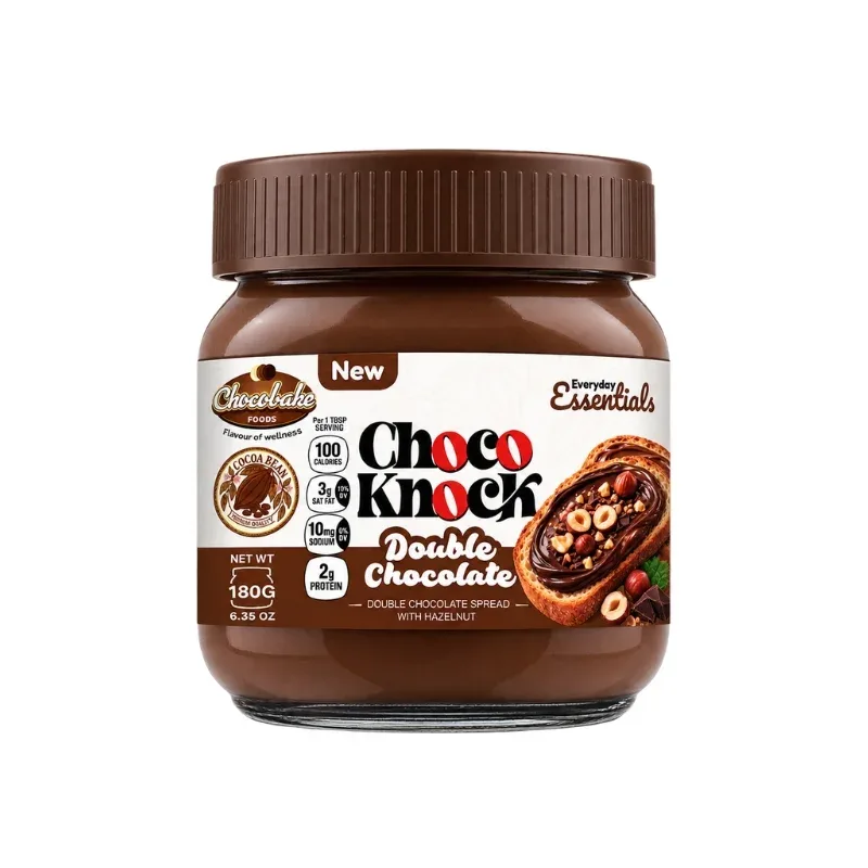 ChocoBake Foods Choco Knock Double Chocolate Spread with Hazelnut 350g
