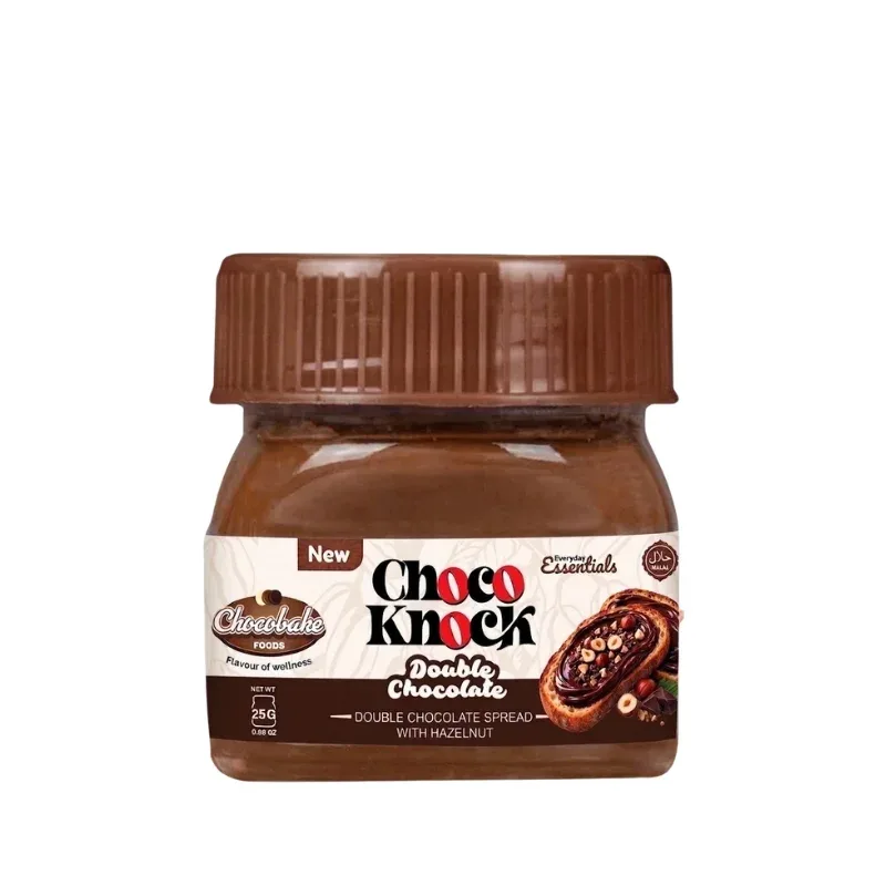 ChocoBake Foods Choco Knock Double Chocolate Spread with Hazelnut 25g