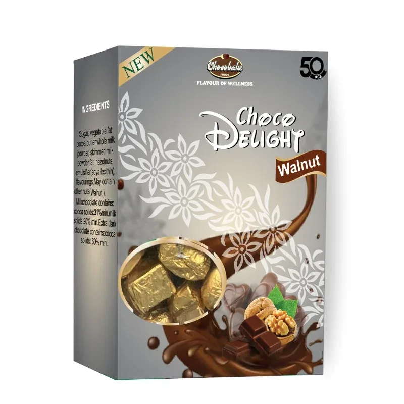 ChocoBake Foods Choco Delight Chocolate Candy with Walnut