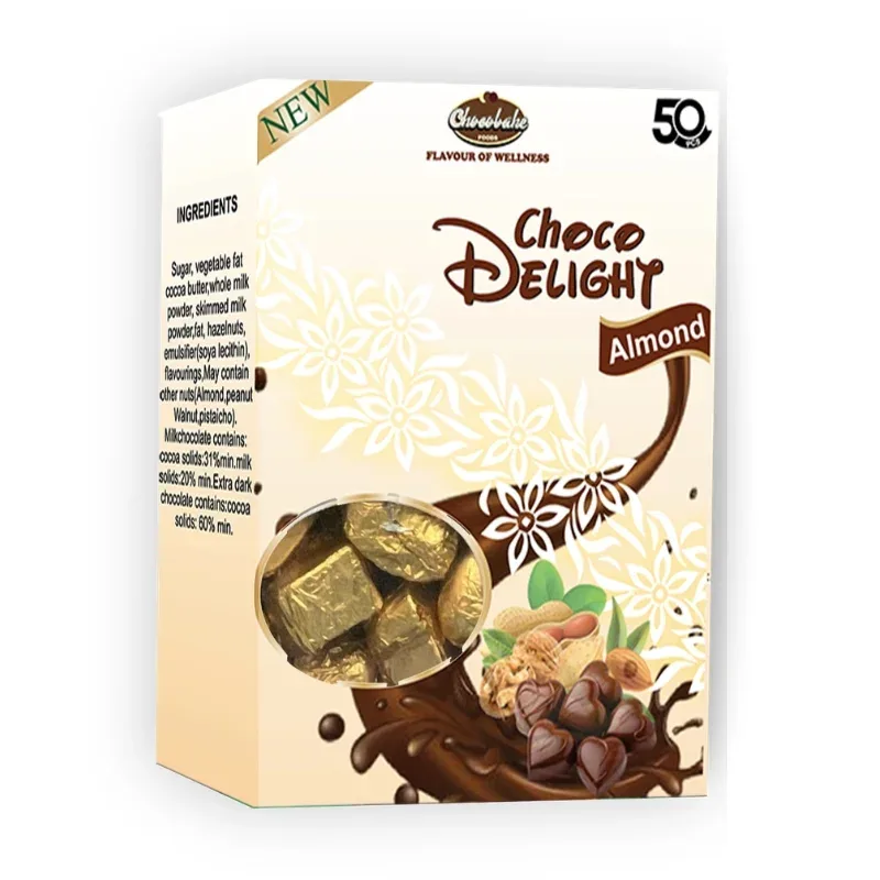 ChocoBake Foods Choco Delight Chocolate Candy with Almond