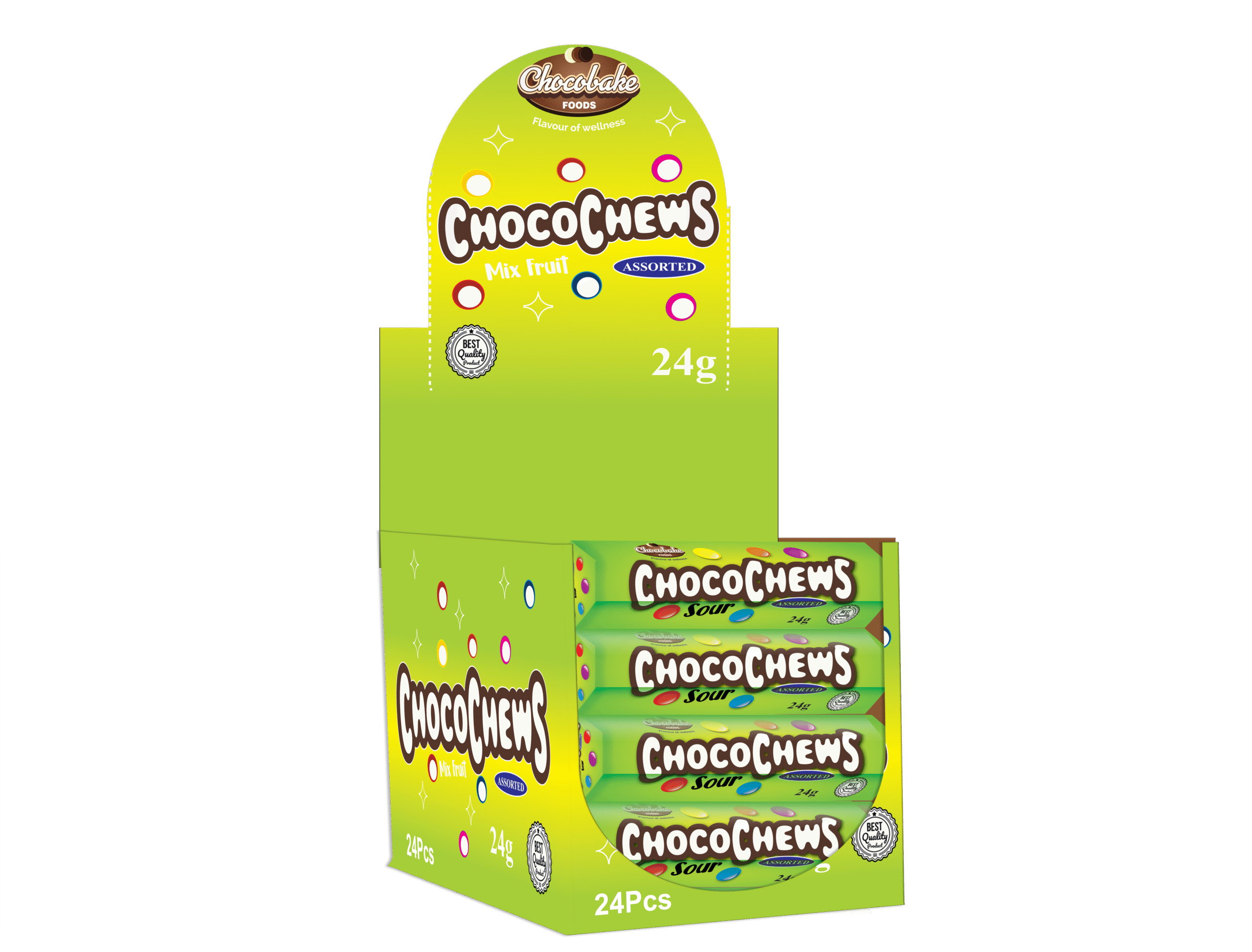 Soft Mintz- Sour - 24g -24 pcs